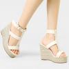imageAllegra K Womens Espadrille Strappy Platform Wedges SandalsBeige