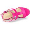 imageAllegra K Womens Espadrille Strappy Platform Wedges SandalsHot Pink