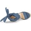 imageAllegra K Womens Espadrilles Platform Sandals Lace Up Open Toe Wedges HeelsHaze Blue