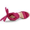 imageAllegra K Womens Espadrilles Platform Sandals Lace Up Open Toe Wedges HeelsHot Pink