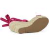 imageAllegra K Womens Espadrilles Platform Sandals Lace Up Open Toe Wedges HeelsHot Pink
