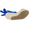 imageAllegra K Womens Espadrilles Platform Sandals Lace Up Open Toe Wedges HeelsRoyal Blue