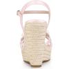 imageAllegra K Womens Flower Platform Espadrilles Wedge Heel SandalsBling Pink