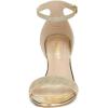 imageAllegra K Womens Glitter Ankle Strap Stiletto Heel SandalsChampagne Gold