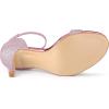 imageAllegra K Womens Glitter Ankle Strap Stiletto Heel SandalsPink
