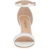 imageAllegra K Womens Glitter Ankle Strap Stiletto Heel SandalsWhite
