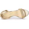 imageAllegra K Womens Glitter Ankle Strap Stiletto High Heel SandalsGold