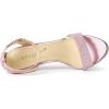 imageAllegra K Womens Glitter Ankle Strap Stiletto High Heel SandalsPink