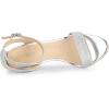 imageAllegra K Womens Glitter Ankle Strap Stiletto High Heel SandalsSilver