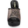 imageAllegra K Womens Glitter Platform Heels Slide Wedge SandalsBlack Gold