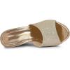 imageAllegra K Womens Glitter Platform Slip on Wedge Heels SandalsGold