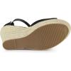 imageAllegra K Womens Lace Platform Espadrilles Wedge Heels SandalsBlack