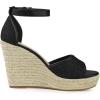 imageAllegra K Womens Lace Platform Espadrilles Wedge Heels SandalsBlack
