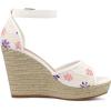 imageAllegra K Womens Lace Platform Espadrilles Wedge Heels SandalsPurple Flower