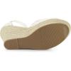 imageAllegra K Womens Lace Platform Espadrilles Wedge Heels SandalsWhite