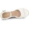 imageAllegra K Womens Lace Platform Espadrilles Wedge Heels SandalsWhite