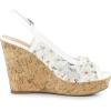 imageAllegra K Womens Lace Platform Wedges Wedge Heel SandalsGreen