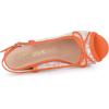 imageAllegra K Womens Lace Platform Wedges Wedge Heel SandalsOrange Flower