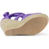 imageAllegra K Womens Lace Up Espadrilles Platform Platform Wedges SandalsPurple