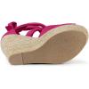 imageAllegra K Womens Lace Up Espadrilles Platform Wedges Hot Pink Sandals 10 M US