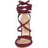 imageAllegra K Womens Lace Up Heels Stiletto High Heel SandalsBurgundy