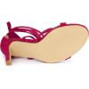 imageAllegra K Womens Lace Up Heels Stiletto High Heel SandalsHot Pink