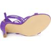 imageAllegra K Womens Lace Up Heels Stiletto High Heel SandalsPurple