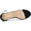 imageAllegra K Womens Open Toe Clear Ankle Strap Stiletto Heel SandalsBlack
