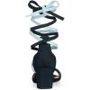 imageAllegra K Womens Open Toe Color Block Heel Lace Up SandalsBlue