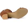 imageAllegra K Womens Open Toe Color Block Heel Lace Up SandalsBrown