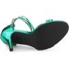 imageAllegra K Womens Open Toe Lace Up Stiletto Heels SandalsGreen