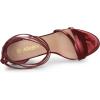 imageAllegra K Womens Open Toe Lace Up Stiletto Heels SandalsMaroon