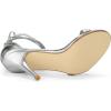 imageAllegra K Womens Open Toe Lace Up Stiletto Heels SandalsSilver
