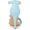 imageAllegra K Womens Open Toe Rhinestone Strappy Stiletto Heels SandalsLight Blue