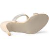 imageAllegra K Womens Open Toe Stiletto Heel Rhinestone Mules SandalsBeige