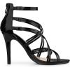 imageAllegra K Womens Open Toe Strappy Stiletto Heel Lace Up SandalsBlack