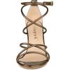 imageAllegra K Womens Open Toe Strappy Straps Stiletto Heel Brown Sandals 85 M US