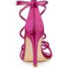 imageAllegra K Womens Open Toe Strappy Straps Stiletto Heel SandalsHot Pink
