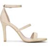 imageAllegra K Womens Open Toe Triple Straps Stiletto High Heel SandalsBeige