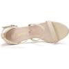 imageAllegra K Womens Open Toe Triple Straps Stiletto High Heel SandalsBeige