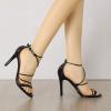 imageAllegra K Womens Party Strappy Stiletto High Heels SandalsBlack