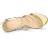 imageAllegra K Womens Party Strappy Stiletto High Heels SandalsGold