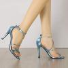 imageAllegra K Womens Party Strappy Stiletto High Heels SandalsLight Blue