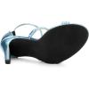 imageAllegra K Womens Party Strappy Stiletto High Heels SandalsLight Blue