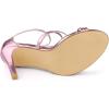 imageAllegra K Womens Party Strappy Stiletto High Heels SandalsPink