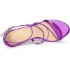 imageAllegra K Womens Party Strappy Stiletto High Heels SandalsPurple