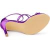 imageAllegra K Womens Party Strappy Stiletto High Heels SandalsPurple