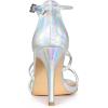 imageAllegra K Womens Party Strappy Stiletto High Heels SandalsSilver