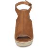 imageAllegra K Womens Peep Toe Slingback Platform Espadrilles Wedge SandalsBrown