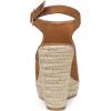imageAllegra K Womens Peep Toe Slingback Platform Espadrilles Wedge SandalsBrown